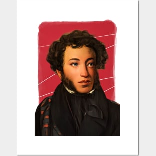 Russian Poet Alexander Pushkin Posters and Art